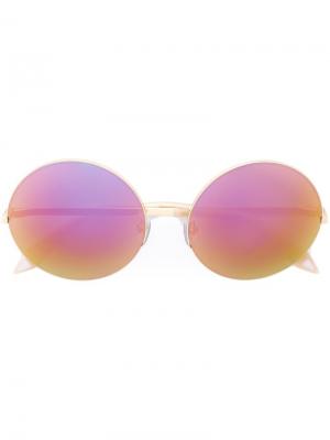 Солнцезащитные очки Supra Round Victoria Beckham. Цвет: металлический
