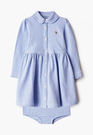 Комплект Polo Ralph Lauren. Цвет: голубой