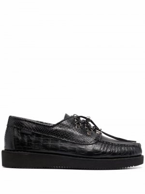 Туфли дерби на шнуровке Sebago. Цвет: черный