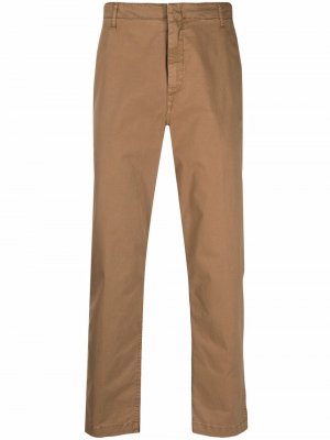 Прямые брюки чинос Dondup. Цвет: коричневый