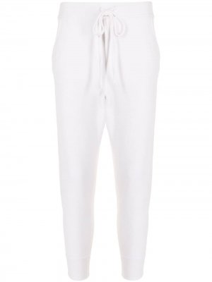 Укороченные спортивные брюки Nili Lotan. Цвет: белый