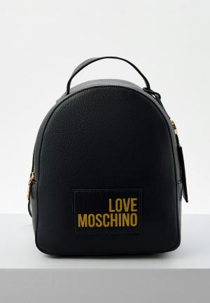 Рюкзак и брелок Love Moschino. Цвет: черный