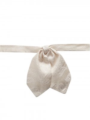 Жаккардовый галстук-бабочка с узором Dolce & Gabbana. Цвет: нейтральные цвета