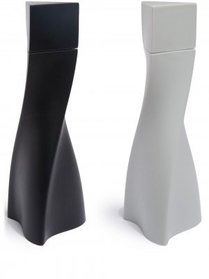 Набор мельниц Duo для соли и перца Zaha Hadid Design. Цвет: черный