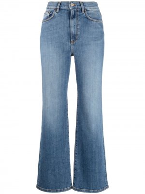 Расклешенные джинсы с завышенной талией Jeanerica. Цвет: синий