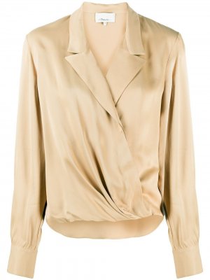 Wrap draped blouse 3.1 Phillip Lim. Цвет: желтый