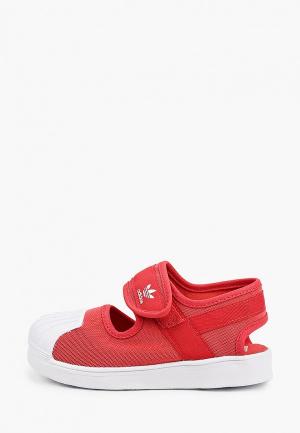 Туфли adidas Originals. Цвет: красный