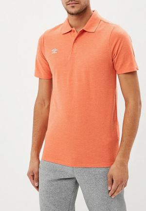 Поло Umbro. Цвет: оранжевый