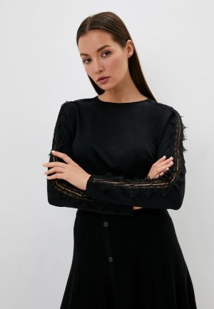 Лонгслив United Colors of Benetton. Цвет: черный