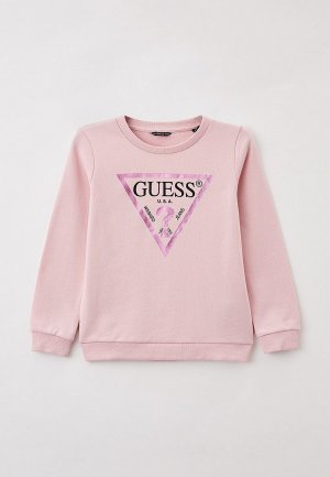 Свитшот Guess. Цвет: розовый