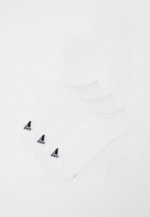 Носки 3 пары adidas. Цвет: белый