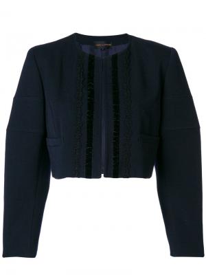 Укороченная куртка Comme Des Garçons Pre-Owned. Цвет: синий