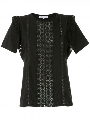 Кружевная блузка Nk. Цвет: черный