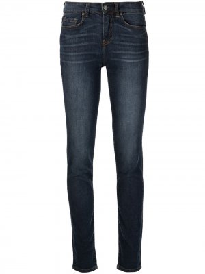 Джинсы скинни с заниженной талией Calvin Klein Jeans. Цвет: синий