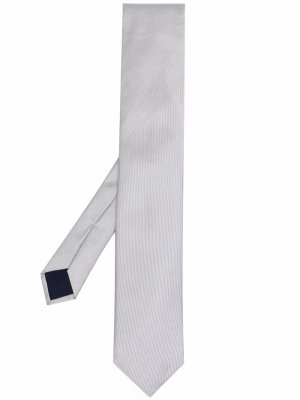 Фактурный галстук Corneliani. Цвет: серый