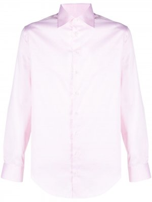 Рубашка с заостренным воротником Giorgio Armani. Цвет: розовый