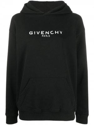 Худи оверсайз с логотипом Givenchy. Цвет: черный