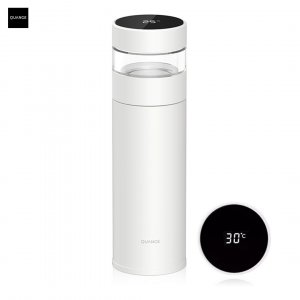 Quange Smart Вакуумная чашка для воды Чайная разделения Температура Дисплей из нержавеющей стали 304 Бизнес-подарок Автомобильный термос Xiaomi