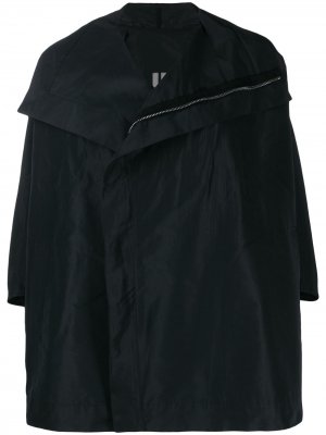 Куртка-кейп на молнии Rick Owens. Цвет: черный