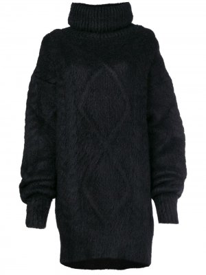Cable knit sweater Maison Margiela. Цвет: черный