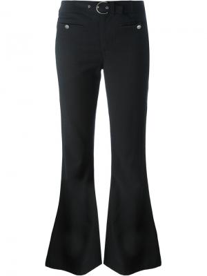 Расклешенные брюки John Galliano Vintage. Цвет: черный