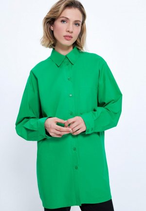 Рубашка Zarina. Цвет: зеленый