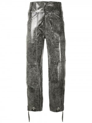 Укороченные брюки Rich Andrea Bogosian. Цвет: серый