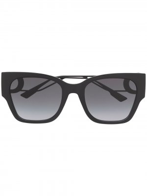 Солнцезащитные очки 30Montaigne1 в квадратной оправе Dior Eyewear. Цвет: черный
