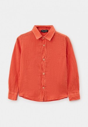 Рубашка Please. Цвет: оранжевый