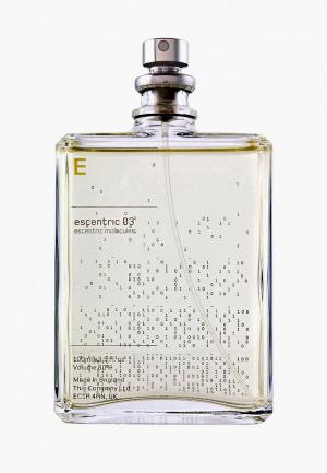 Туалетная вода Escentric Molecules. Цвет: прозрачный