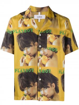 Рубашка Orson Playboy Soulland. Цвет: желтый