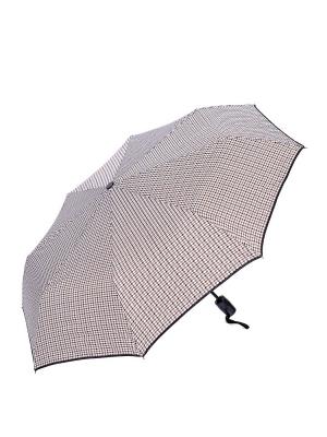 Зонт складной NUAGES. Цвет: белый, коричневый, черный