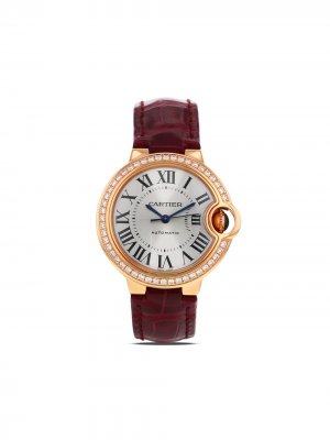 Наручные часы Ballon Bleu De  pre-owned 33 мм 2019-го года Cartier. Цвет: белый