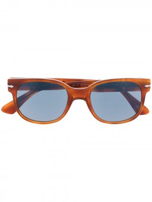 Солнцезащитные очки трапециевидной формы Persol. Цвет: оранжевый