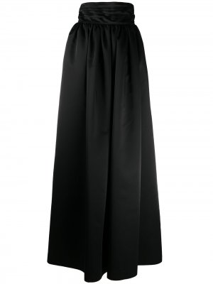 Длинная юбка с завышенной талией Wandering. Цвет: черный
