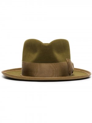 Шляпа-федора Louis Nick Fouquet. Цвет: зеленый