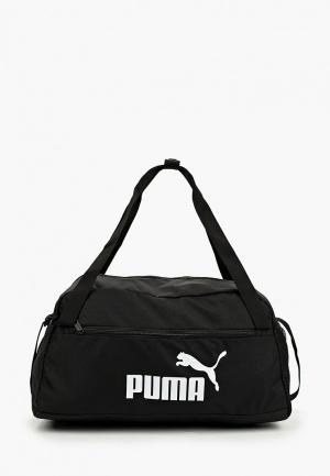 Сумка спортивная PUMA. Цвет: черный