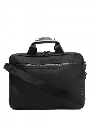 Узкий портфель с ручками и ремнем Porter-Yoshida & Co.. Цвет: черный