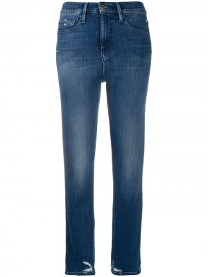 Укороченные прямые джинсы Le Sylvie FRAME. Цвет: синий