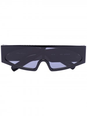 Солнцезащитные очки Tecuatl в футуристичном стиле Rick Owens. Цвет: черный