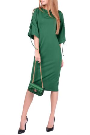Платье FRANCESCA LUCINI. Цвет: темно-зеленый