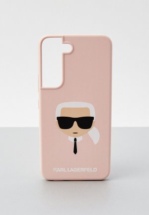 Чехол для телефона Karl Lagerfeld. Цвет: бежевый