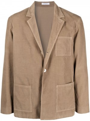 Пиджак с нагрудным карманом Boglioli. Цвет: коричневый