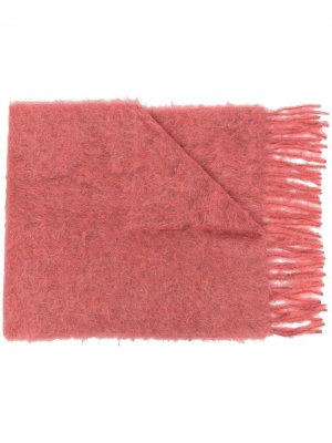 Фактурный вязаный шарф Marni. Цвет: розовый