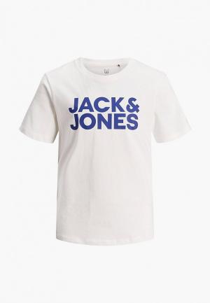 Футболка Jack & Jones. Цвет: белый