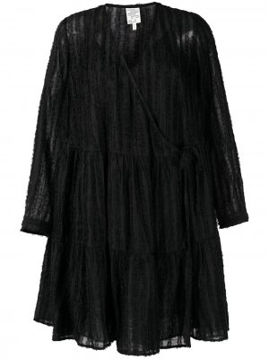 Фактурное платье с V-образным вырезом Baum Und Pferdgarten. Цвет: черный