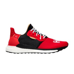Pharrell x Solar Hu Glide ST Китайский Новый год мужские кроссовки Red Scarlet Footwear-White EE8701 Adidas