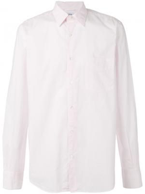Однотонная рубашка Aspesi. Цвет: розовый и фиолетовый
