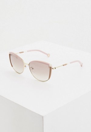 Очки солнцезащитные Carolina Herrera. Цвет: розовый