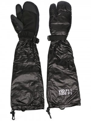 Перчатки W-Himalayan Tabi из коллаборации с  North Face MM6 Maison Margiela. Цвет: черный